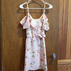 NWOT Flower Off the Shoulder Dress